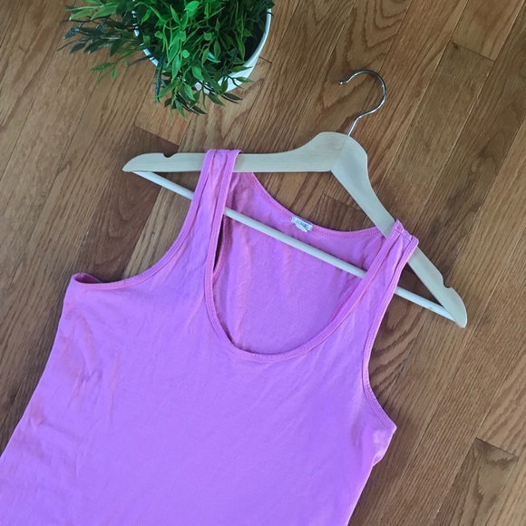 J. Crew Racerback Pink Tank - Picture 2 of 6